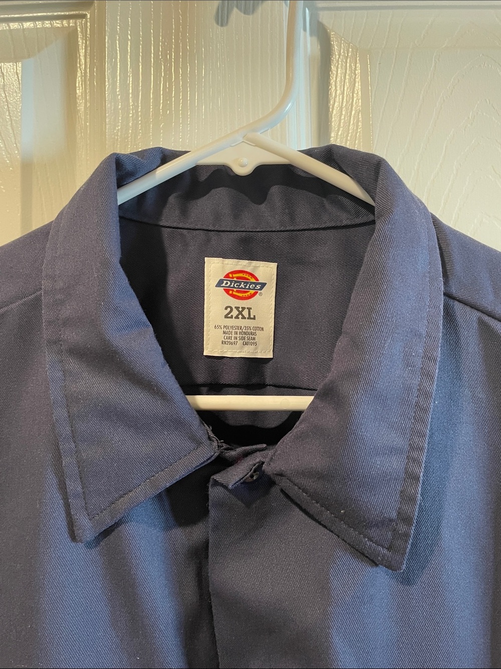 Dickies Men's Lightweight work Shirt Jacket in Navy
